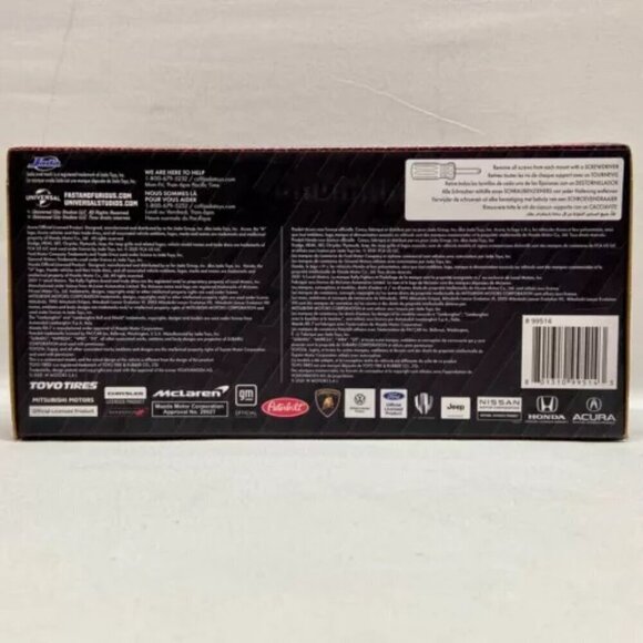 Jada Fast & Furious Brian’s Subaru Impreza WRX STI Die-cast 1:24 Model Car NIP - Picture 8 of 16